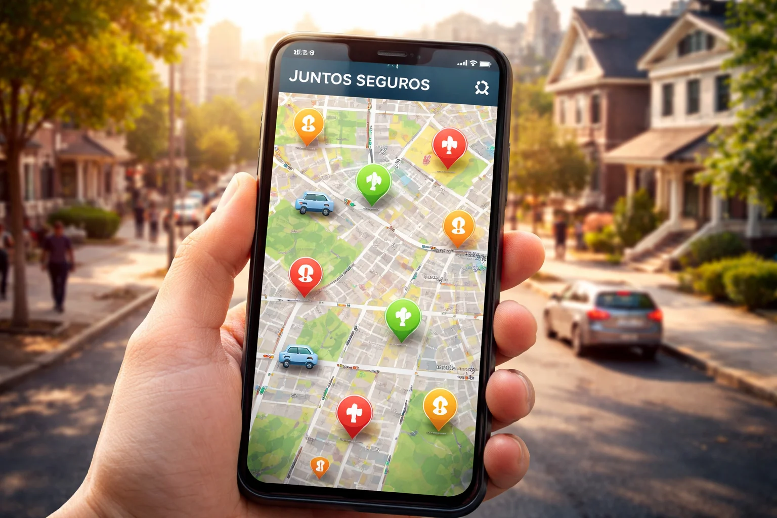 Juntos Seguros Community Safety Map